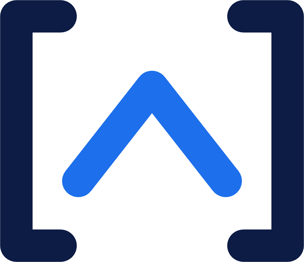 Bracket mark at its minimum width of 16 pixels