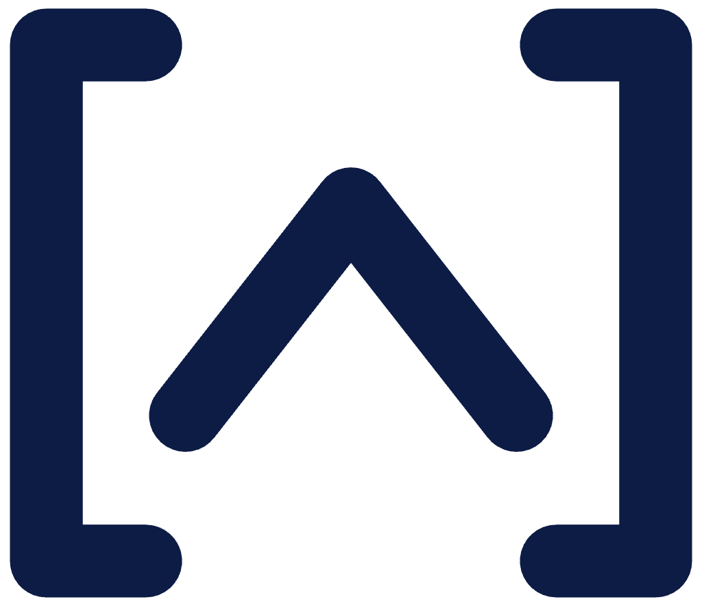 Bracket mark, navy